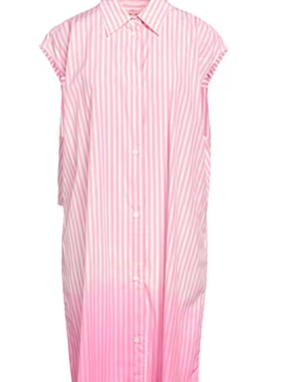 $747 NEW! MARNI pink striped tunic shirt